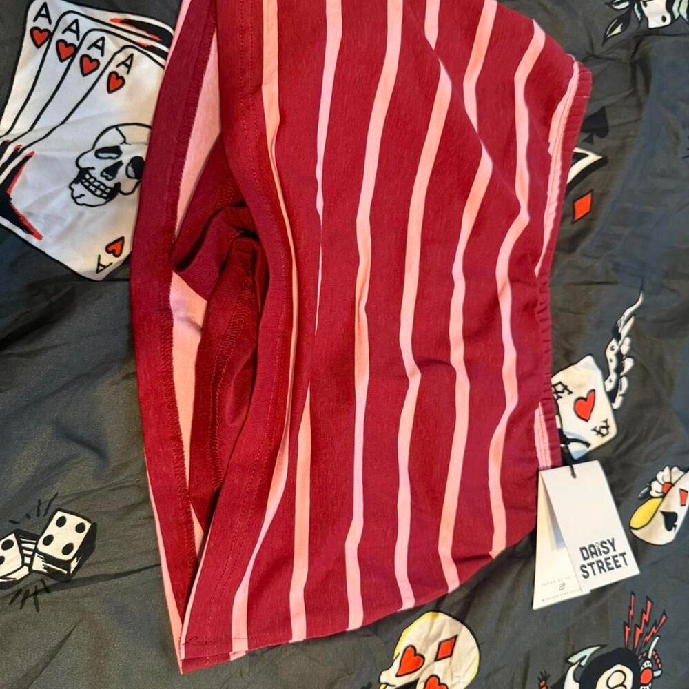 Daisy-street Women's Pink and Red Skirt